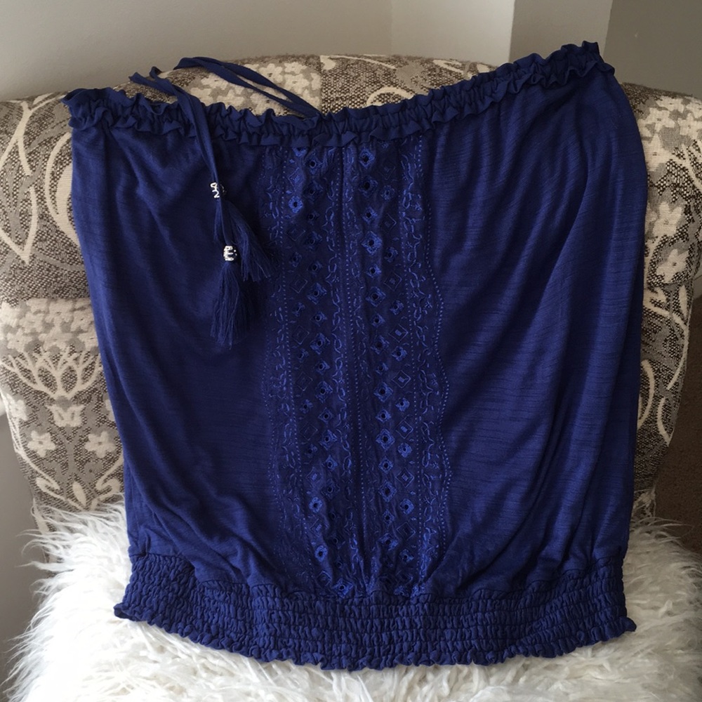 NWOT WHBM Sleeveless Tie-back Halter Top